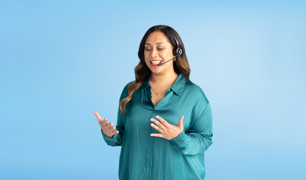 Financial adviser on the phone during a free expert advice consultation