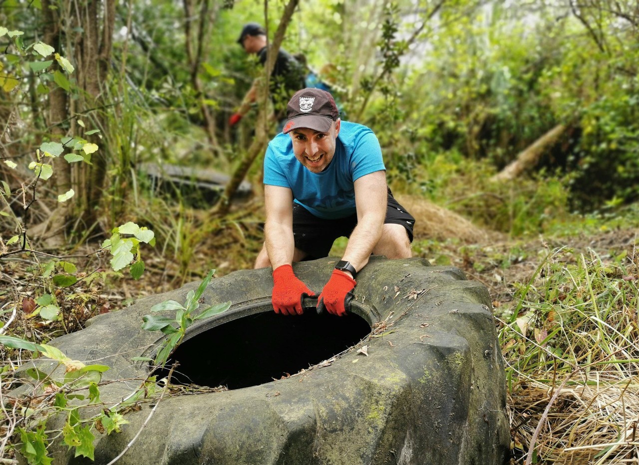 AMP staff regenerating native forest 